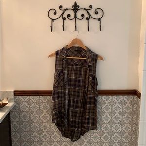 Plaid “vest”